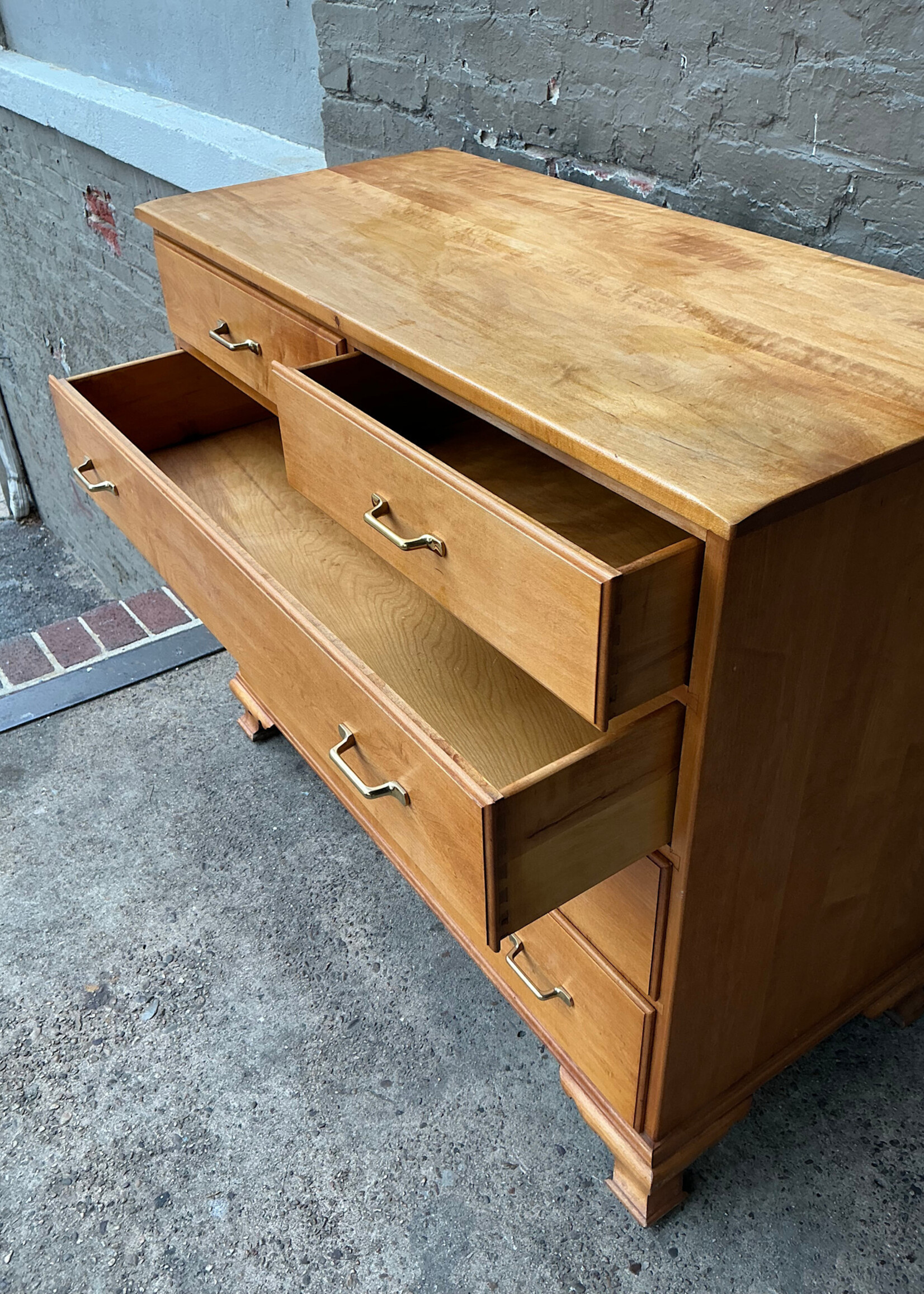 GOODWOOD Vintage Solid Maple Chest of Drawers