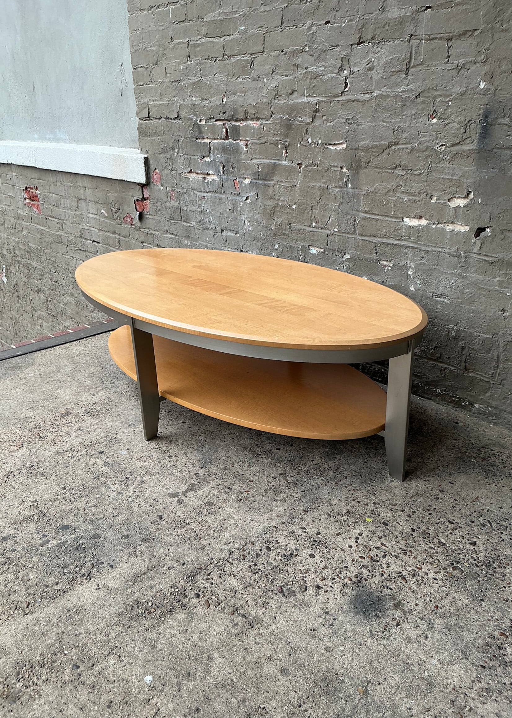 GOODWOOD Vintage Solid Maple Surfboard Coffee Table