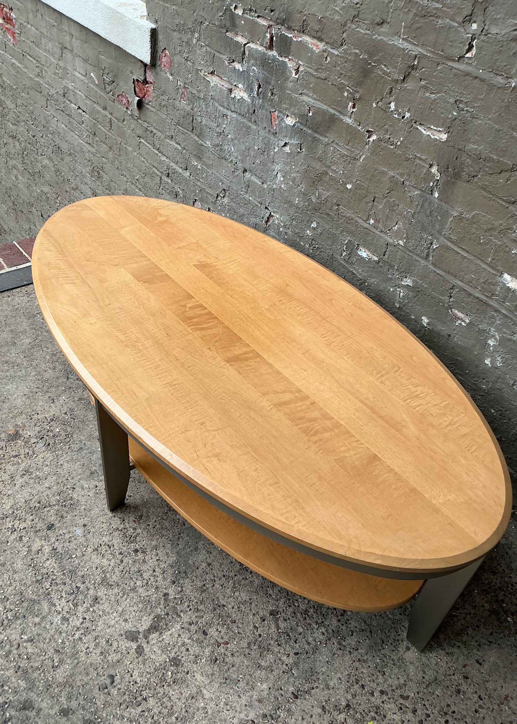 GOODWOOD Vintage Solid Maple Surfboard Coffee Table