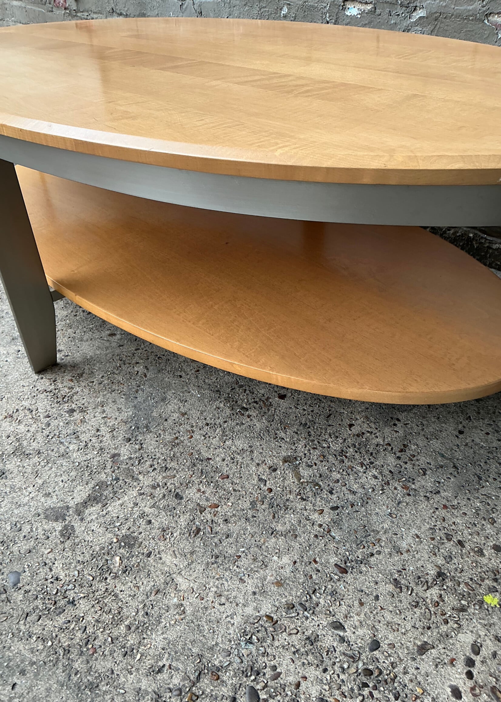 GOODWOOD Vintage Solid Maple Surfboard Coffee Table