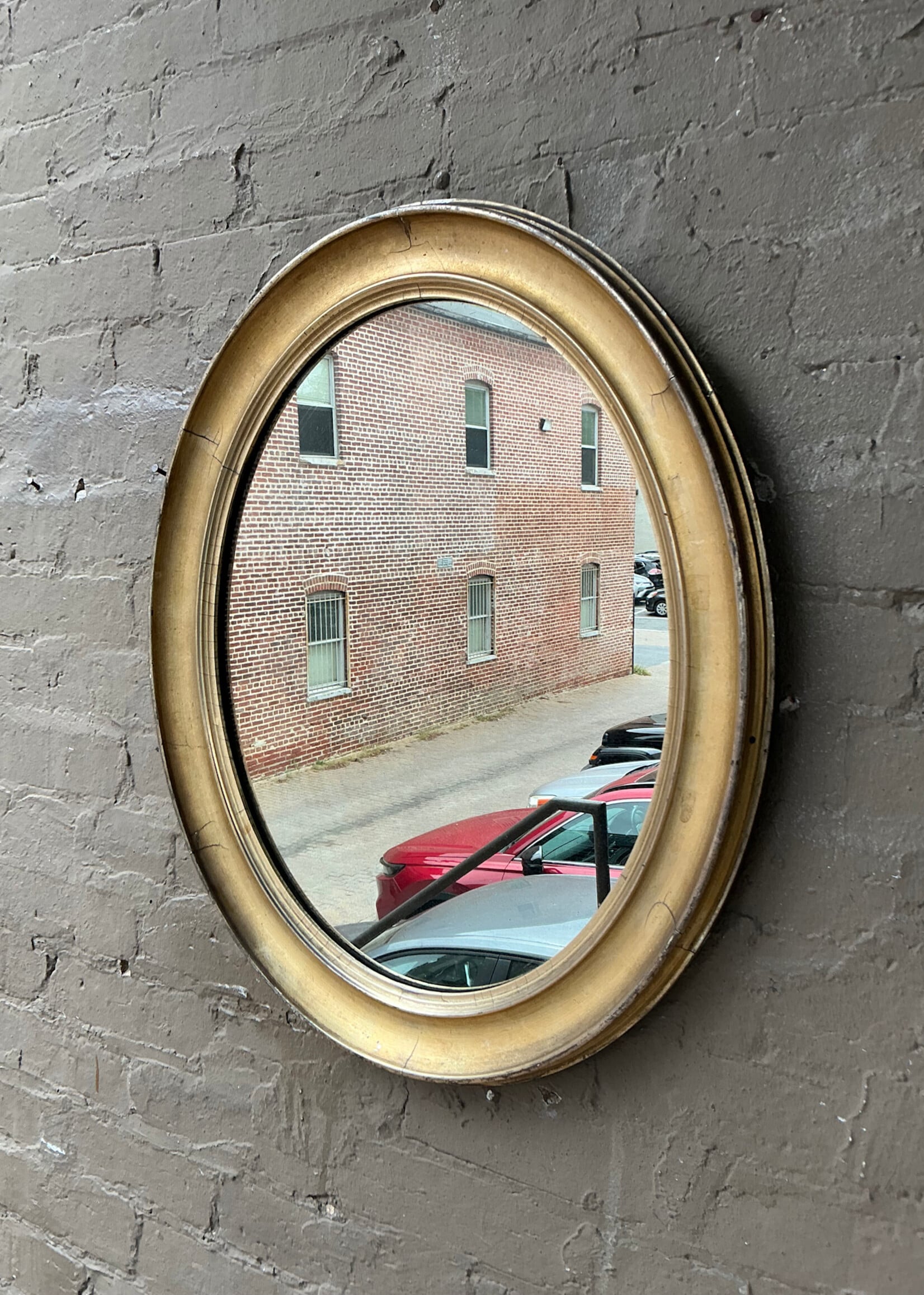 GOODWOOD Federal Gilt Oval Mirror
