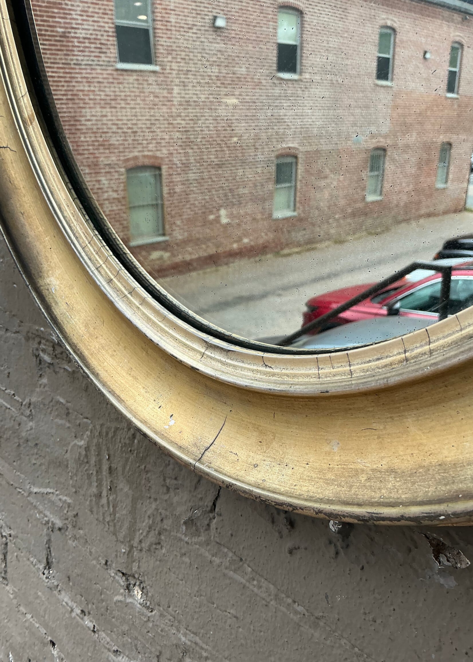 GOODWOOD Federal Gilt Oval Mirror