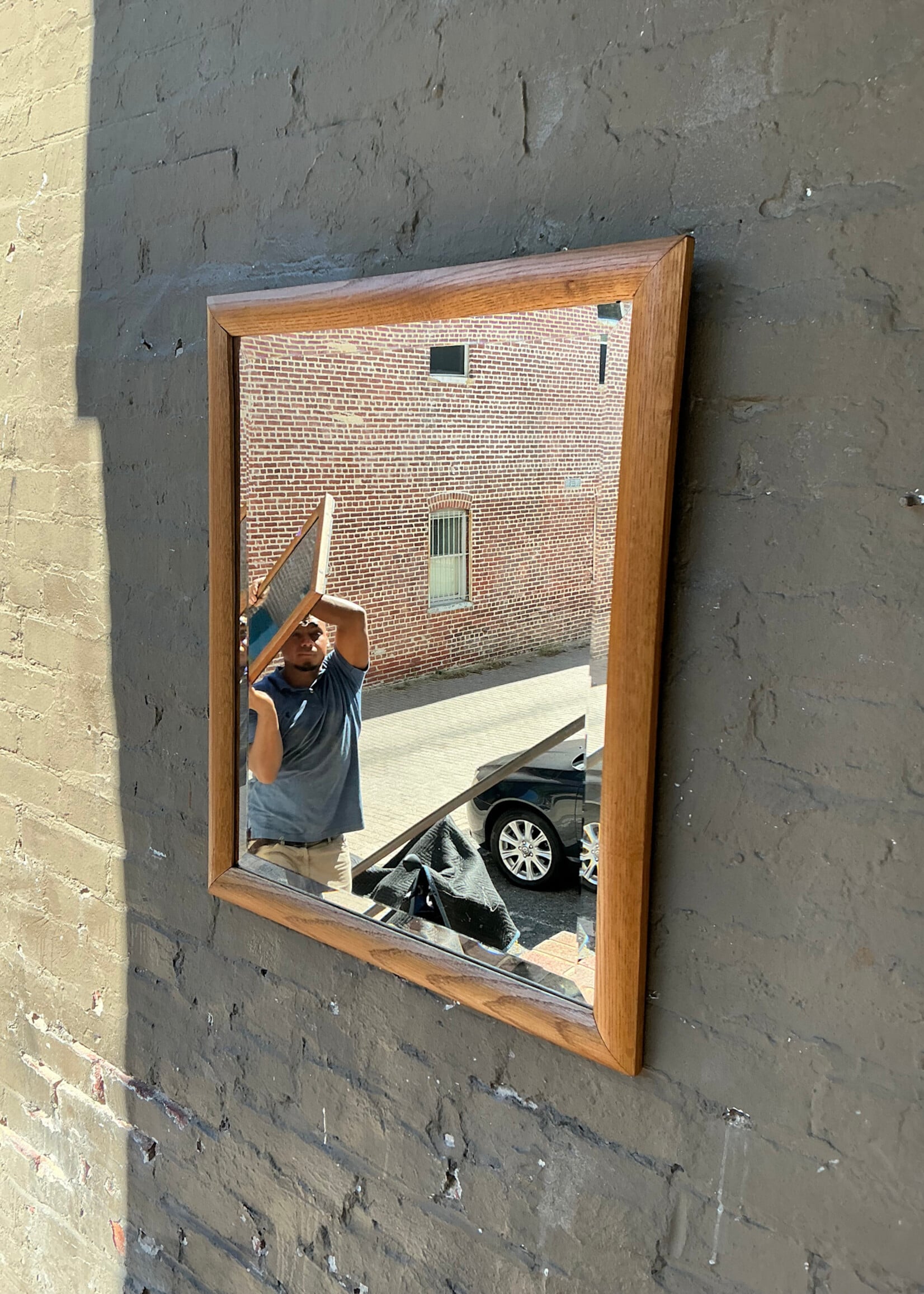GOODWOOD Light Oak Mirror