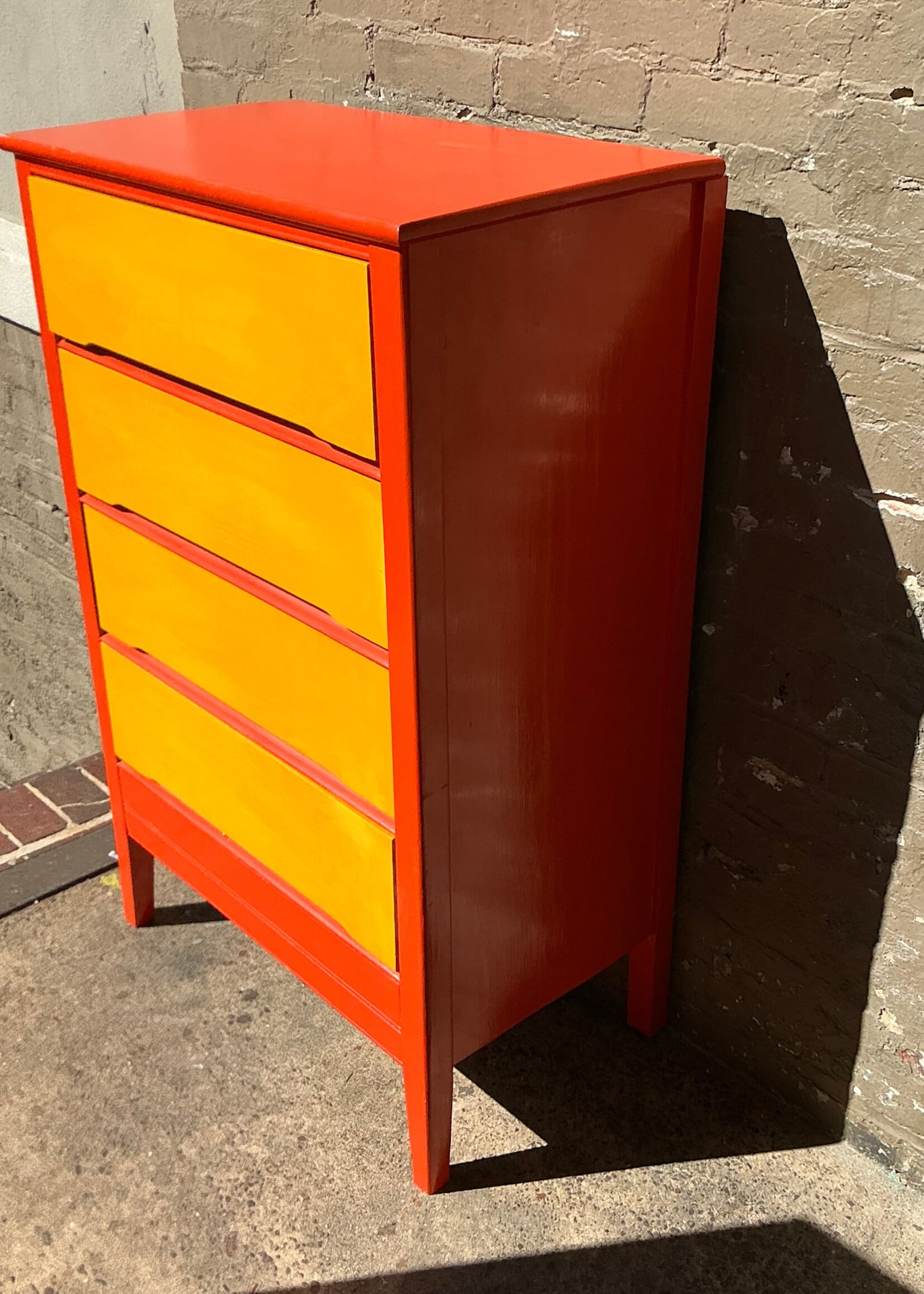GOODWOOD Painted MCM Chest of Drawers