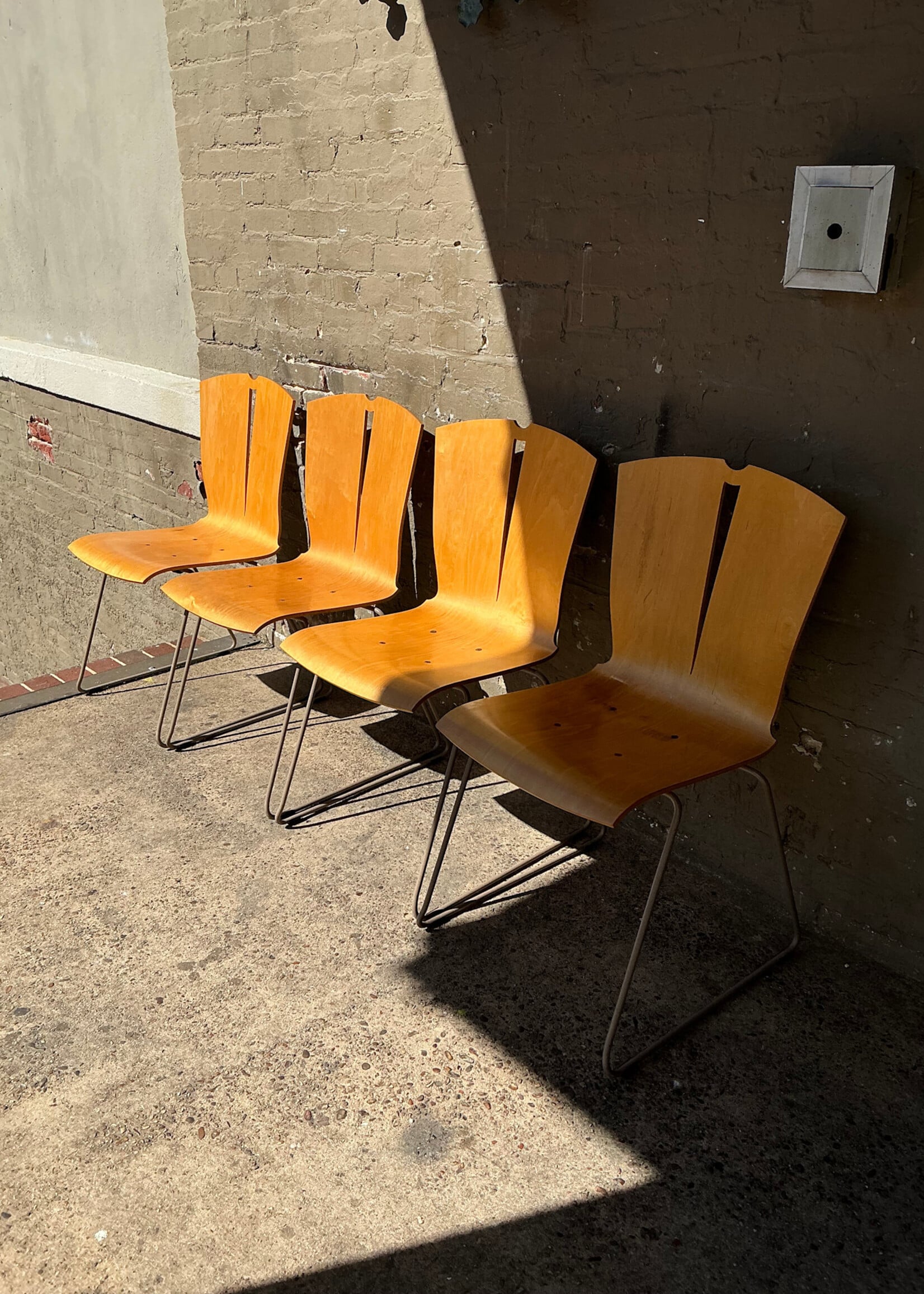 GOODWOOD Set of Four Bentwood Dining Chairs by Falcon