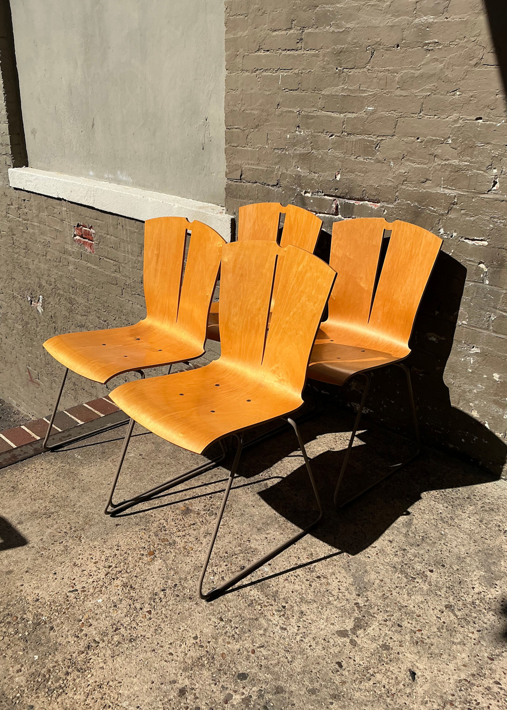 GOODWOOD Set of Four Bentwood Dining Chairs by Falcon