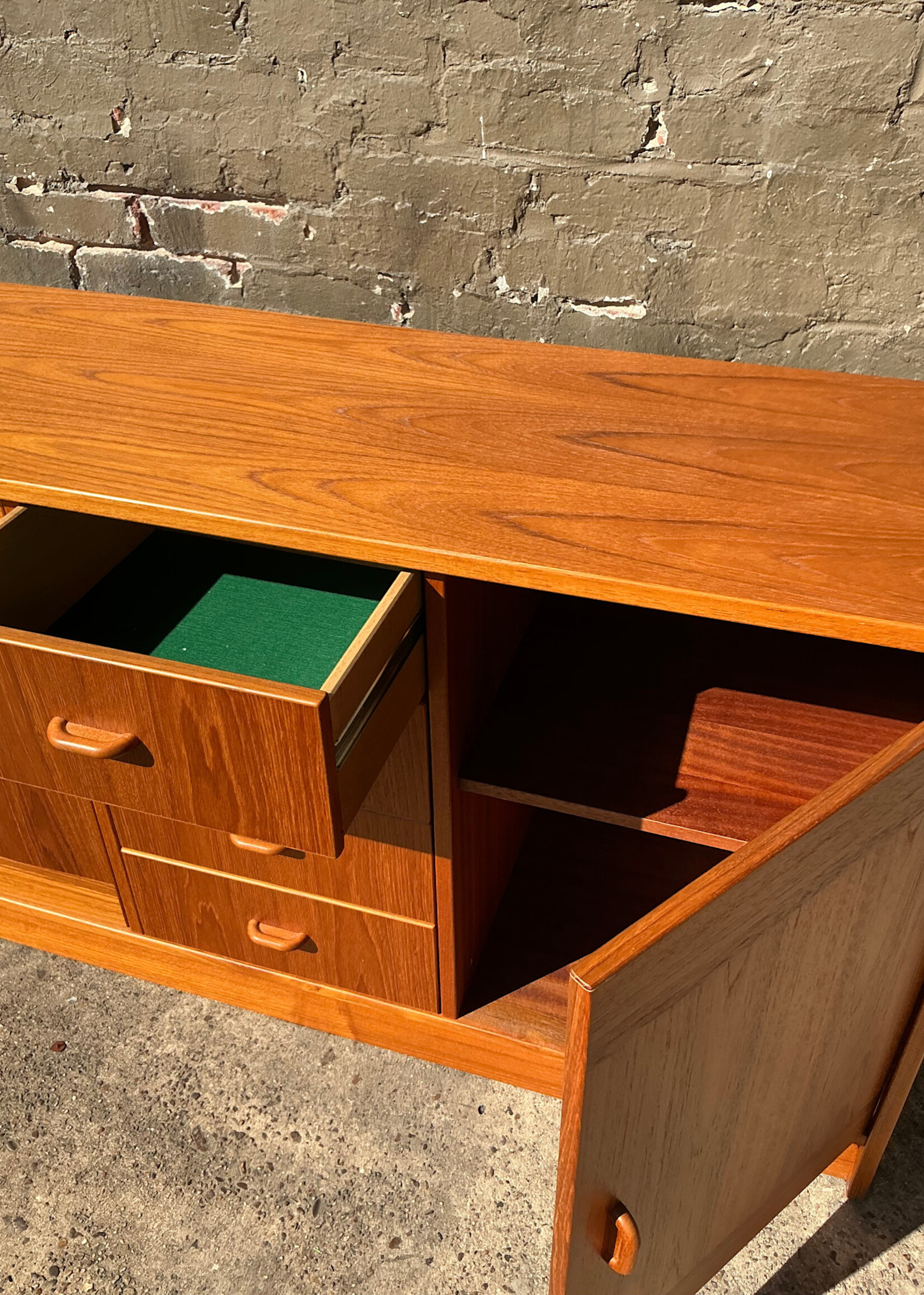 GOODWOOD MCM Teak Credenza