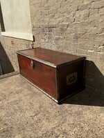 GOODWOOD Teak Metal Clad Trunk