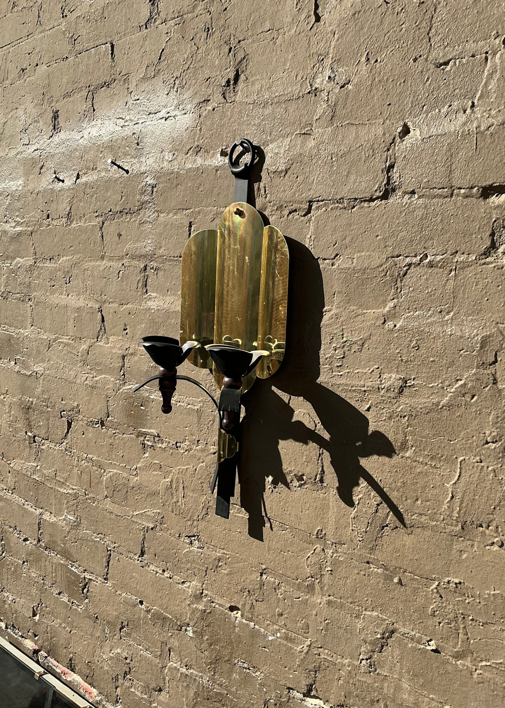 GOODWOOD Brass and Iron Sconce