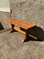 GOODWOOD Vintage Solid Oak Bench