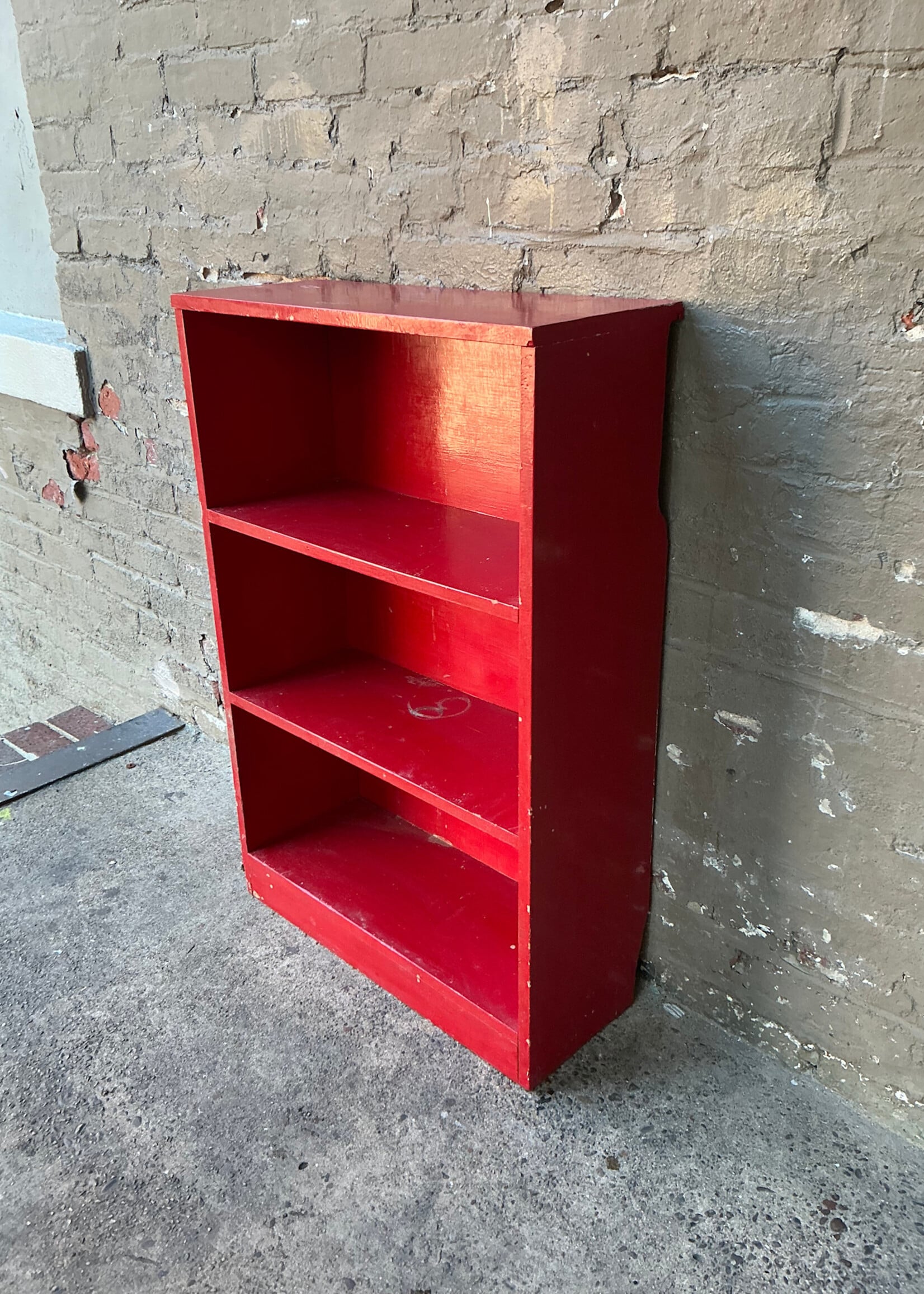 GOODWOOD Red Painted Bookshelf