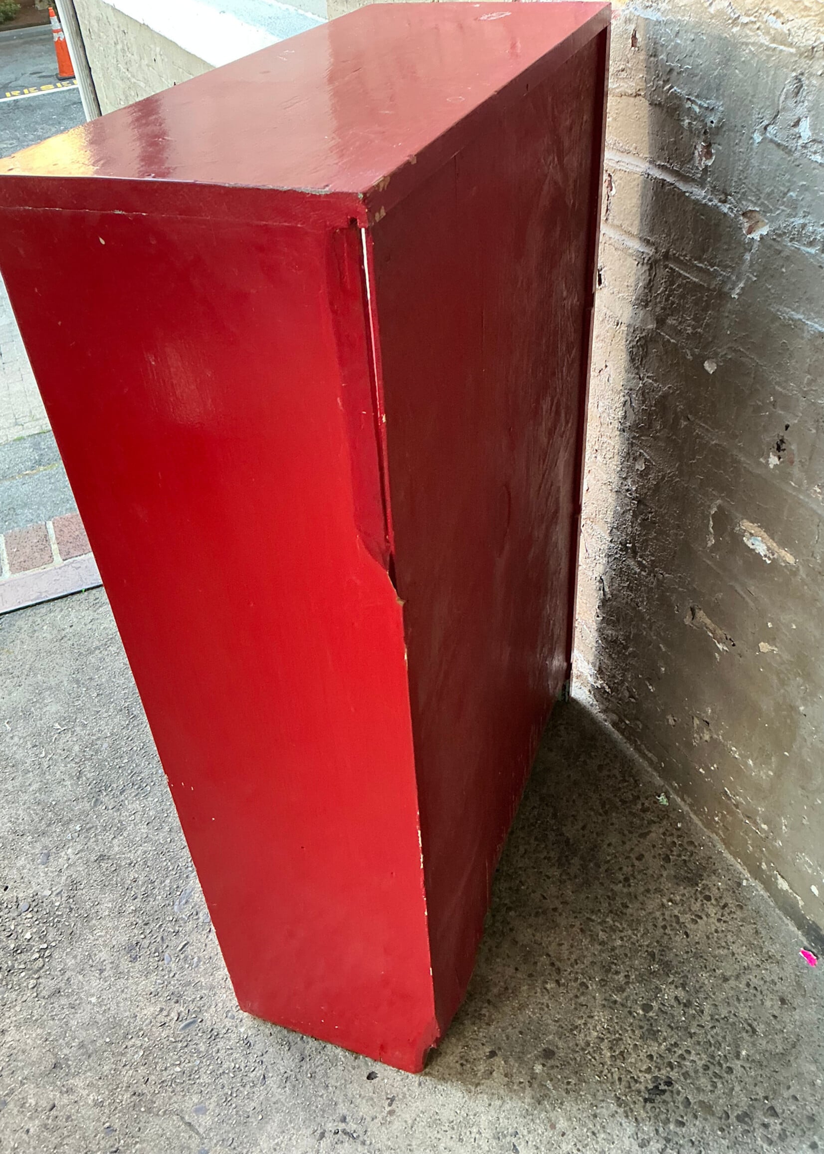 GOODWOOD Red Painted Bookshelf