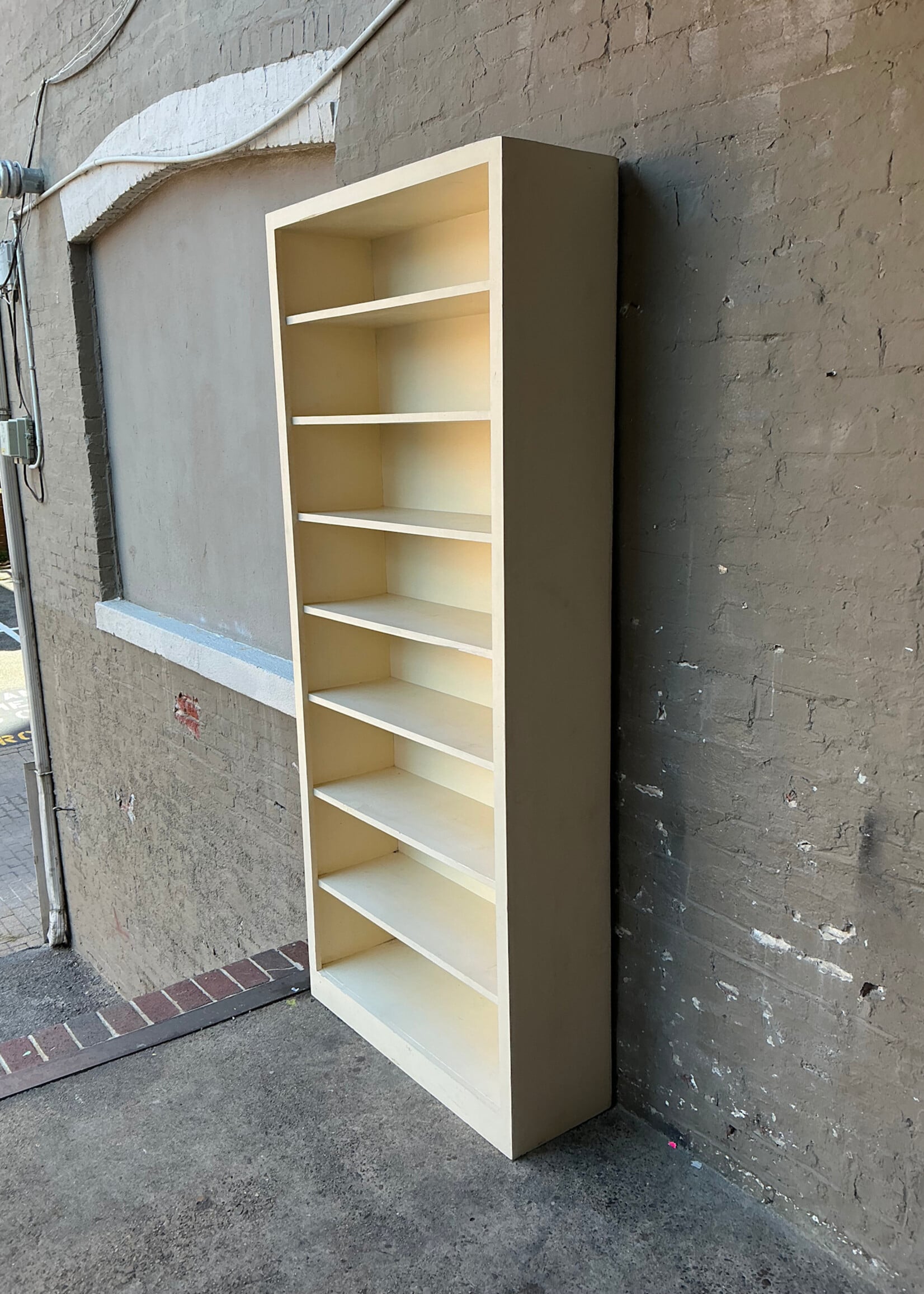 GOODWOOD Vintage Cream Painted Bookcase