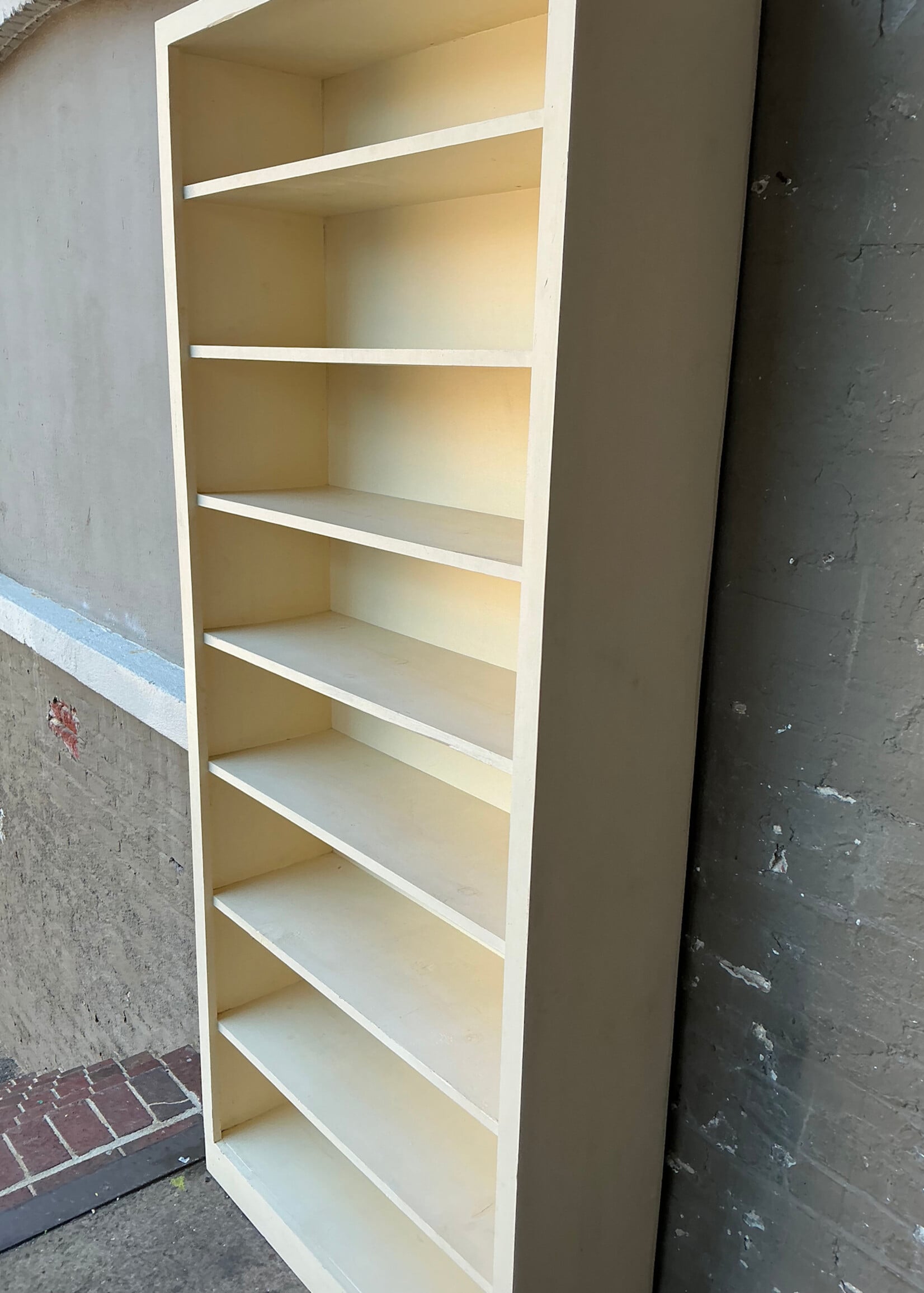 GOODWOOD Vintage Cream Painted Bookcase