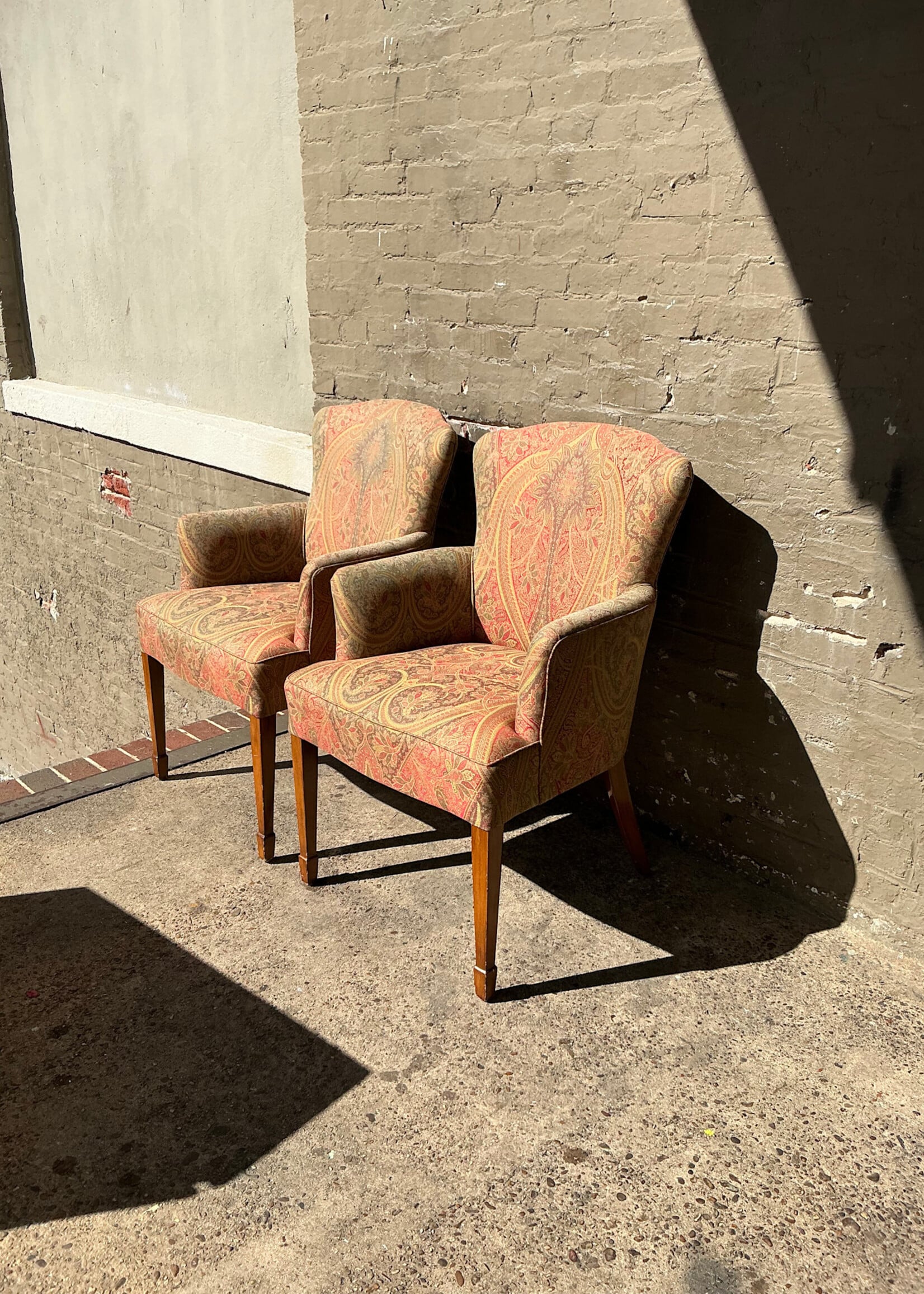 GOODWOOD Pair of Paisley Armchairs