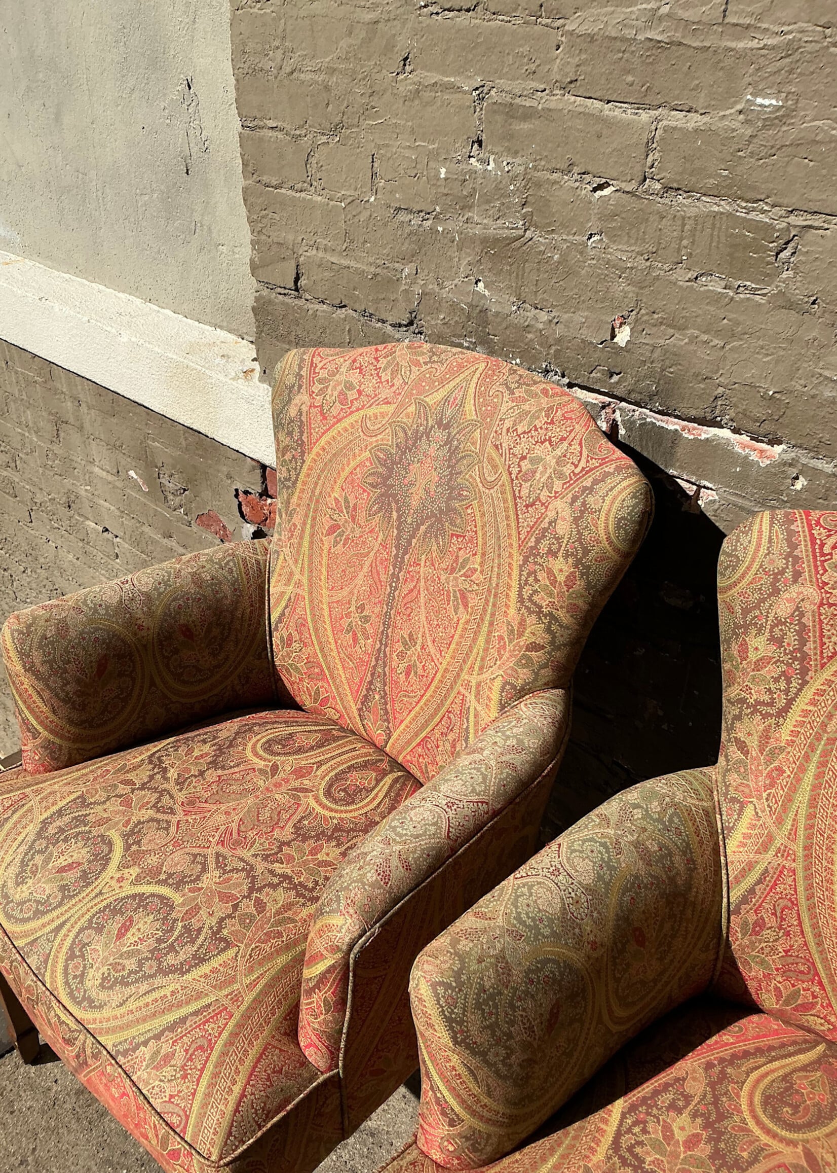 GOODWOOD Pair of Paisley Armchairs