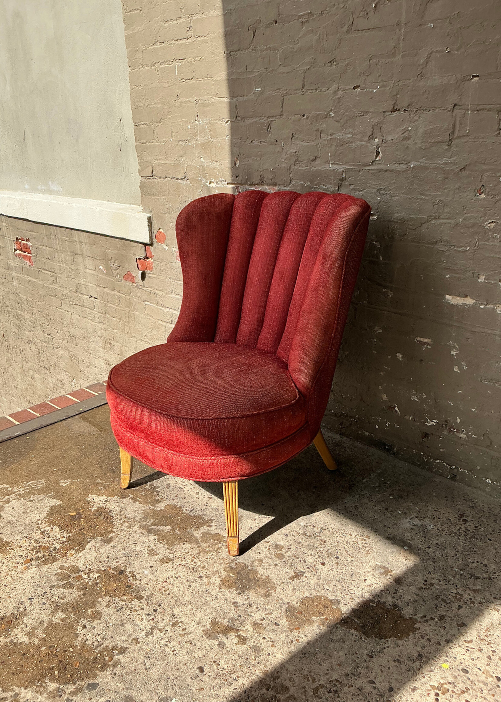 Vintage Channel Back Chair