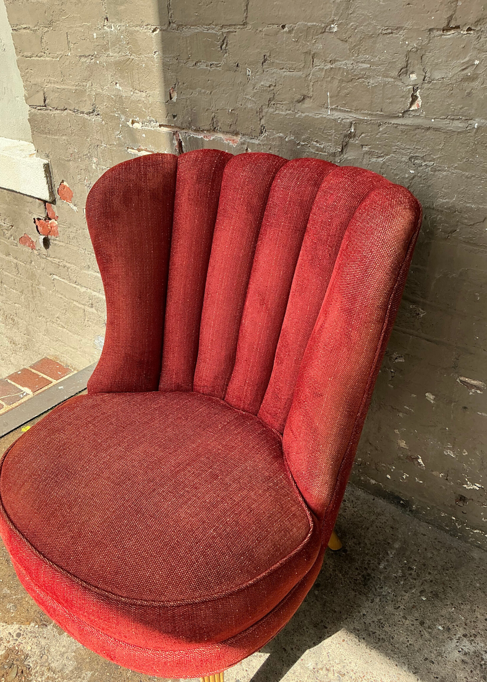 Vintage Channel Back Chair