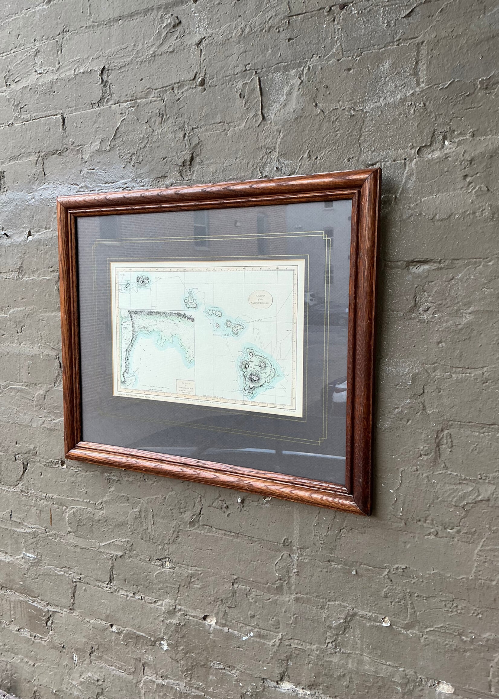 GOODWOOD Hand Colored Map