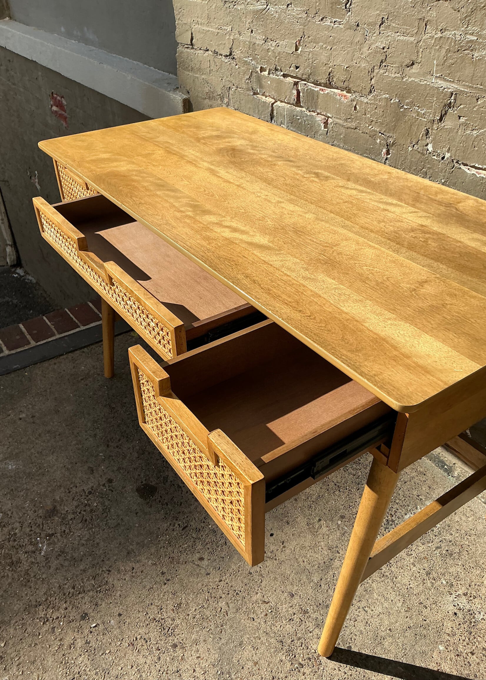 GOODWOOD Modern Caned Front Desk