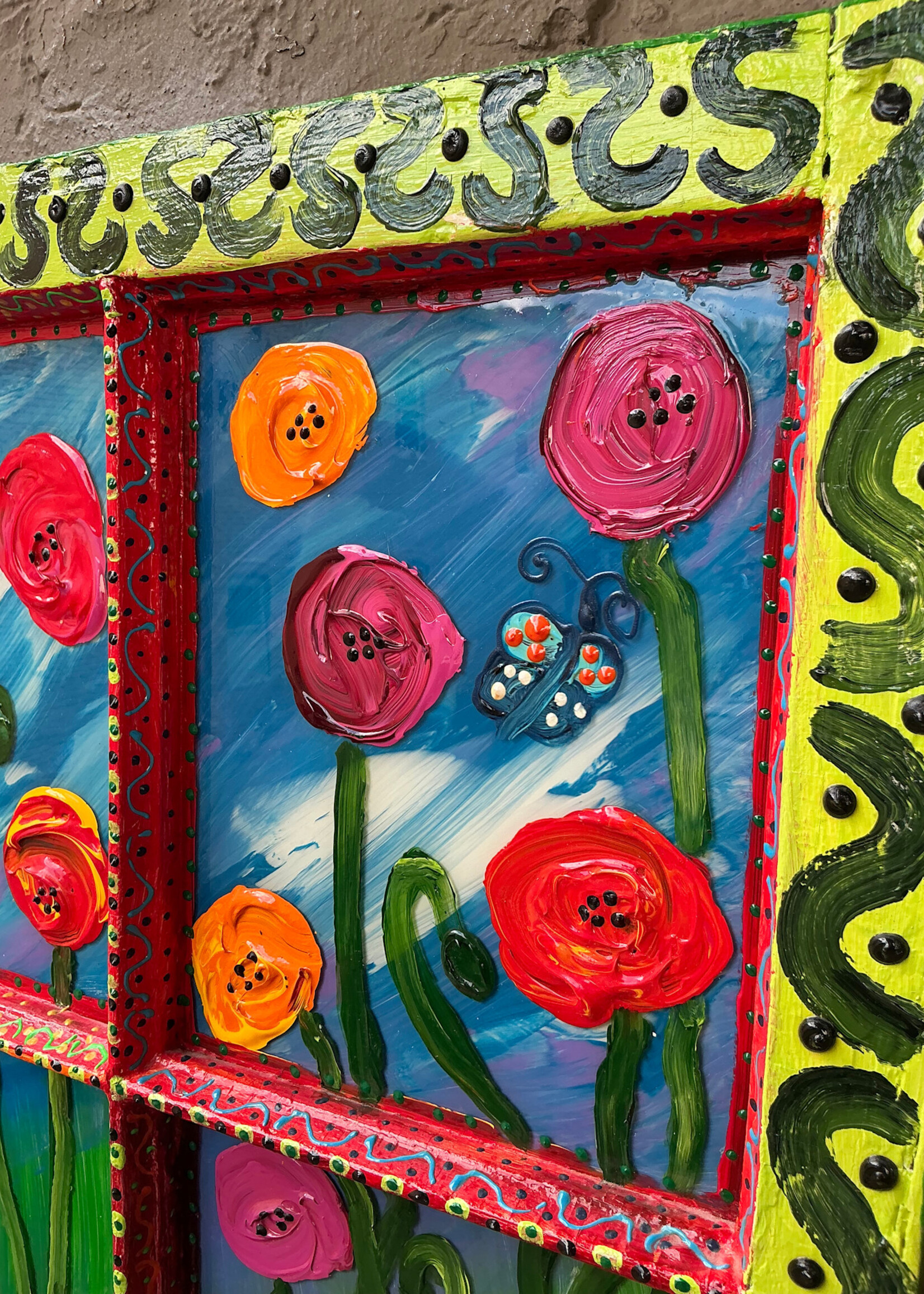GOODWOOD Mixed Media on Window