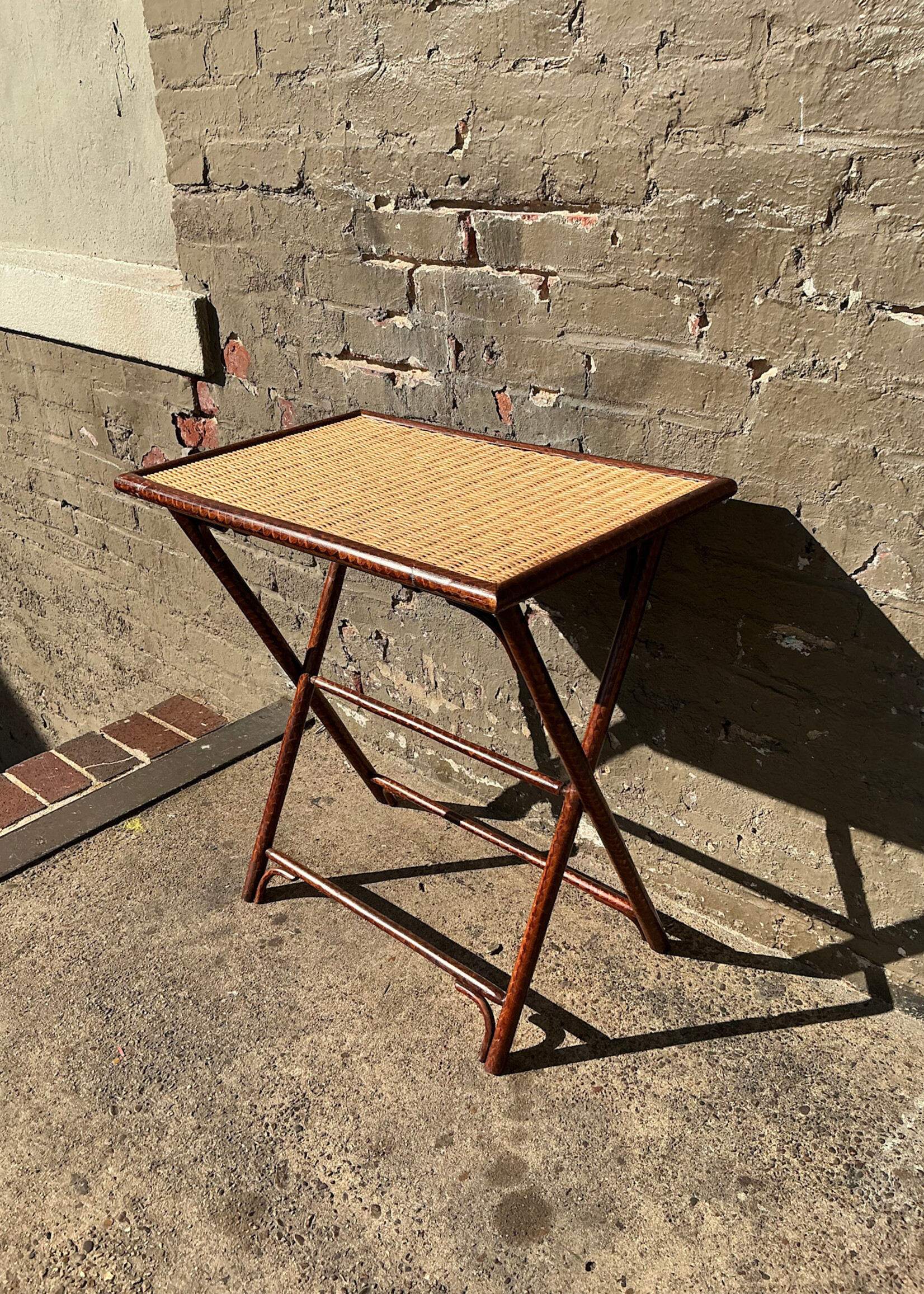 GOODWOOD Scorched Bamboo Sliding Table