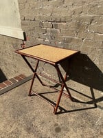GOODWOOD Scorched Bamboo Folding Side Table