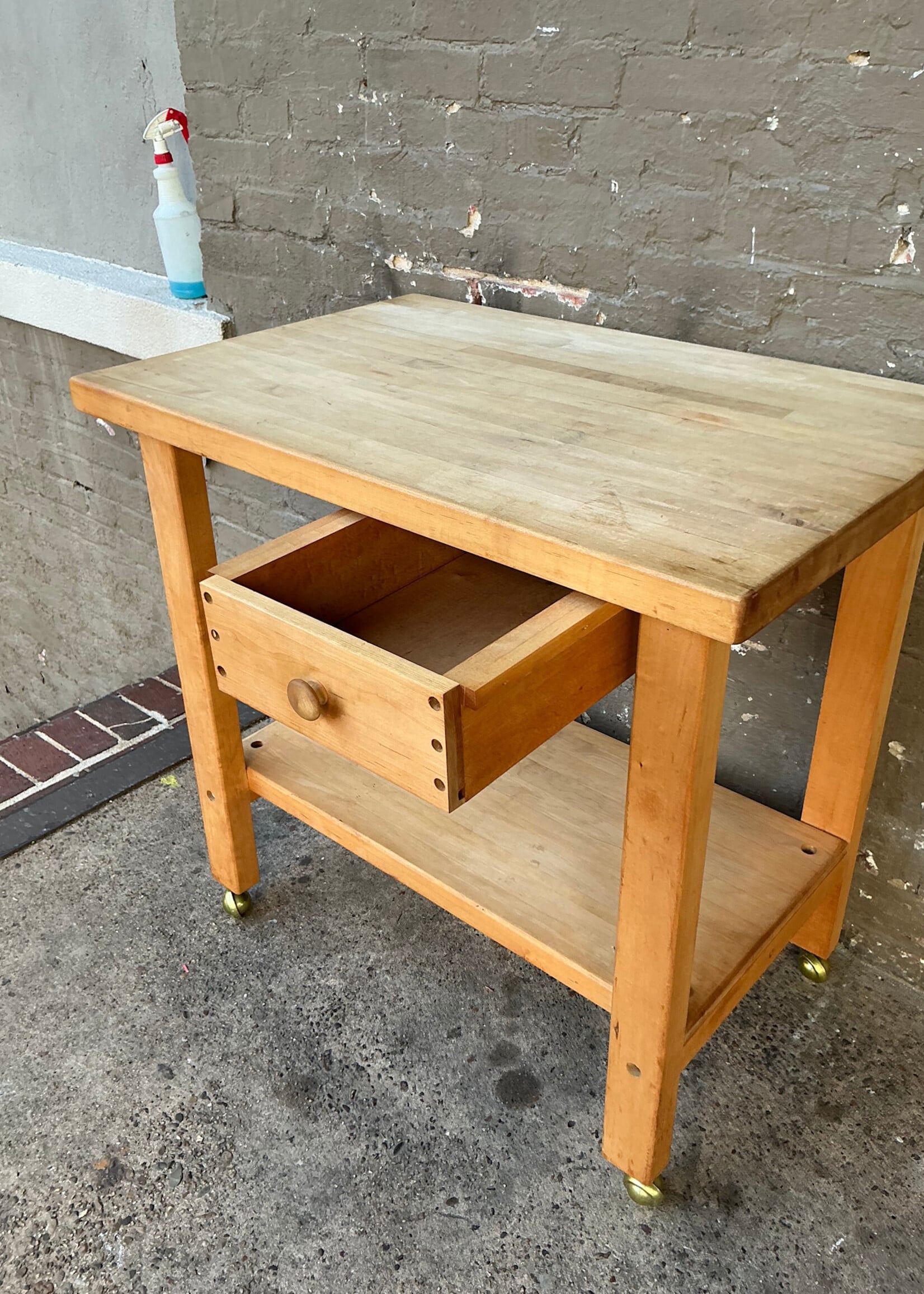 GOODWOOD Solid Maple Butcher Block Island