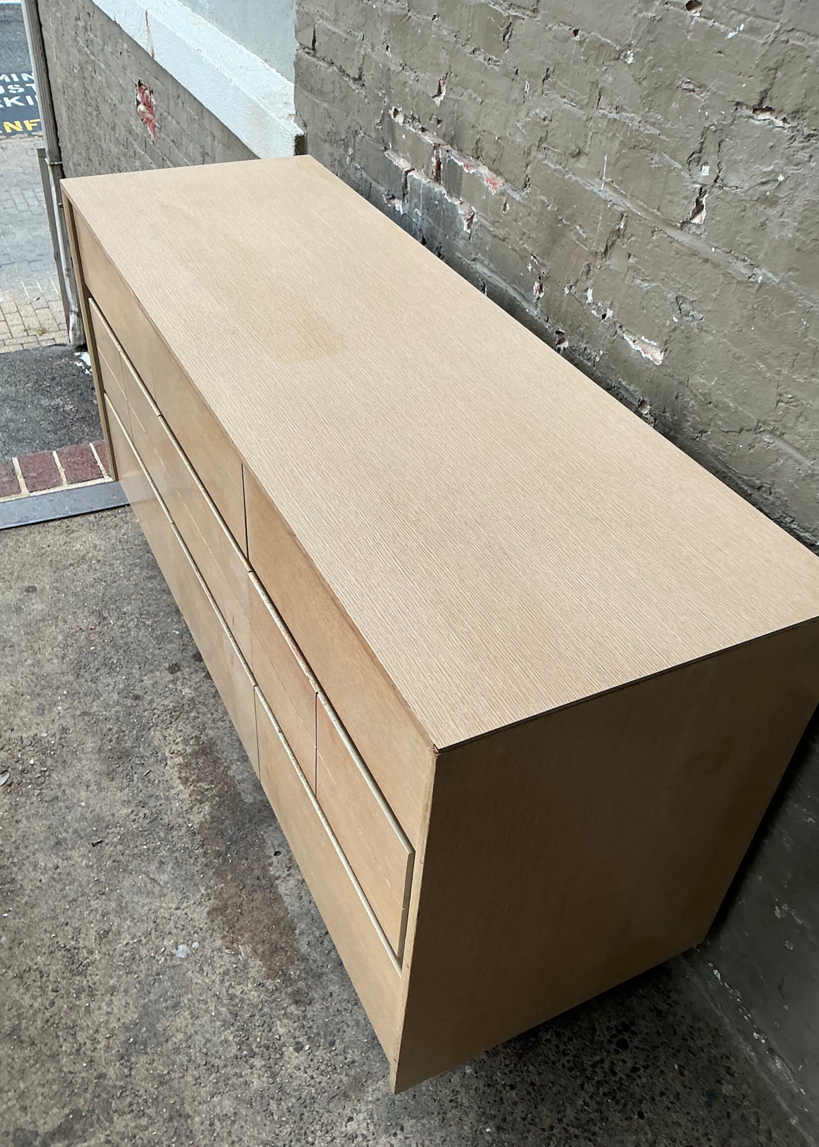 GOODWOOD MCM Laminate Top Oak Dresser