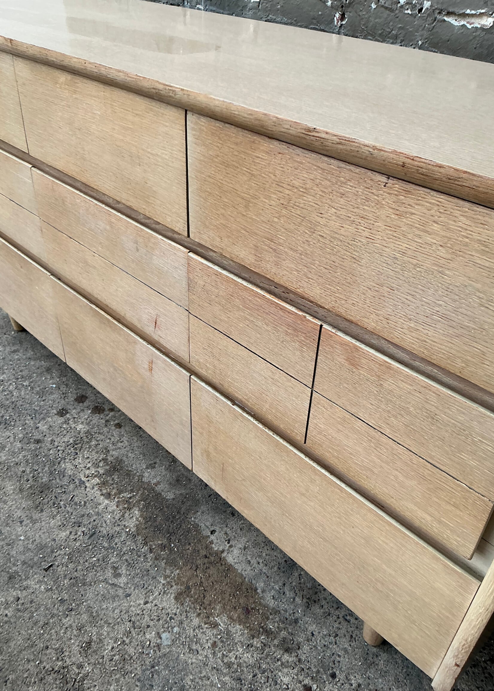 GOODWOOD MCM Laminate Top Oak Dresser
