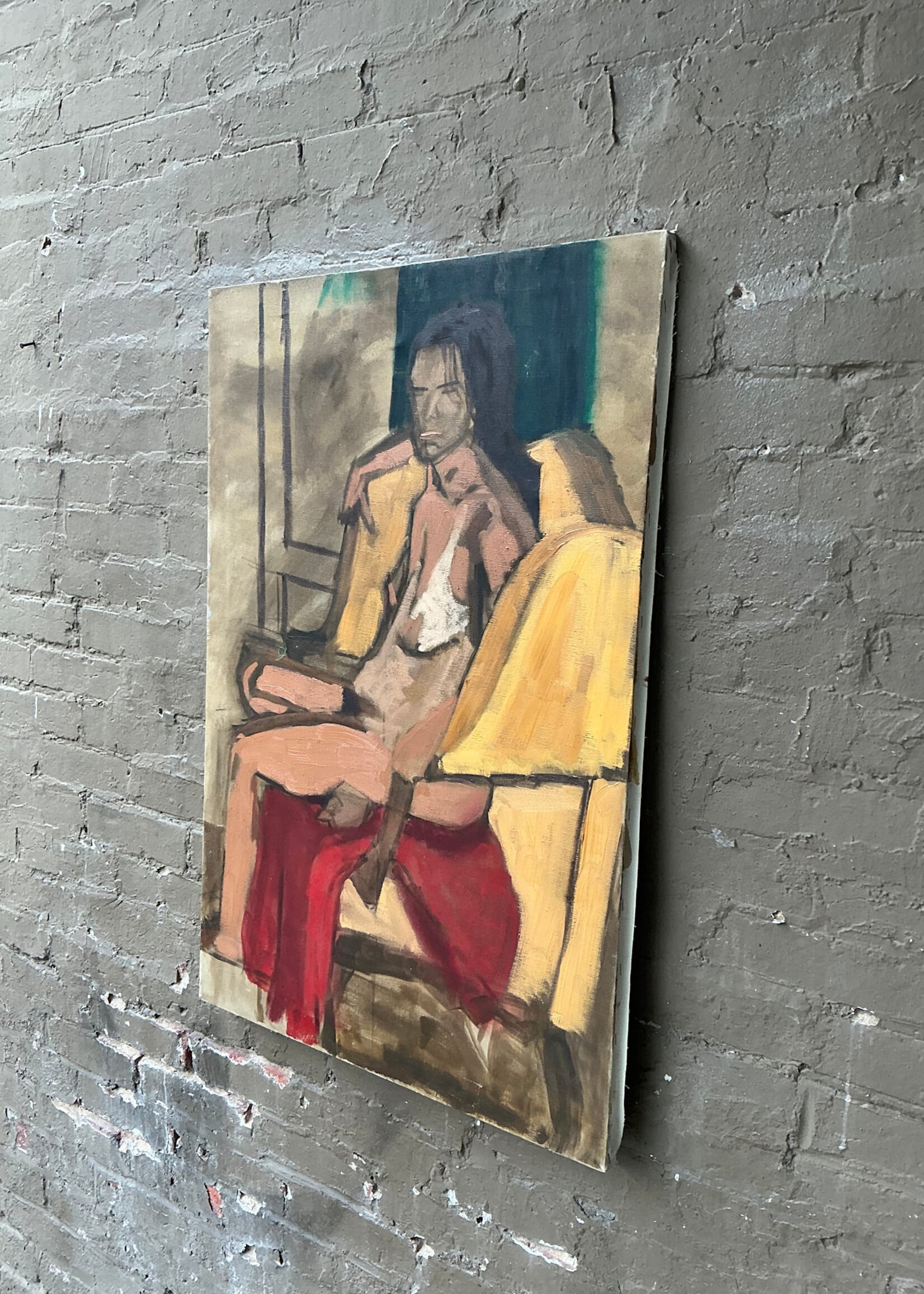 GOODWOOD Seated Nude, Oil on Canvas