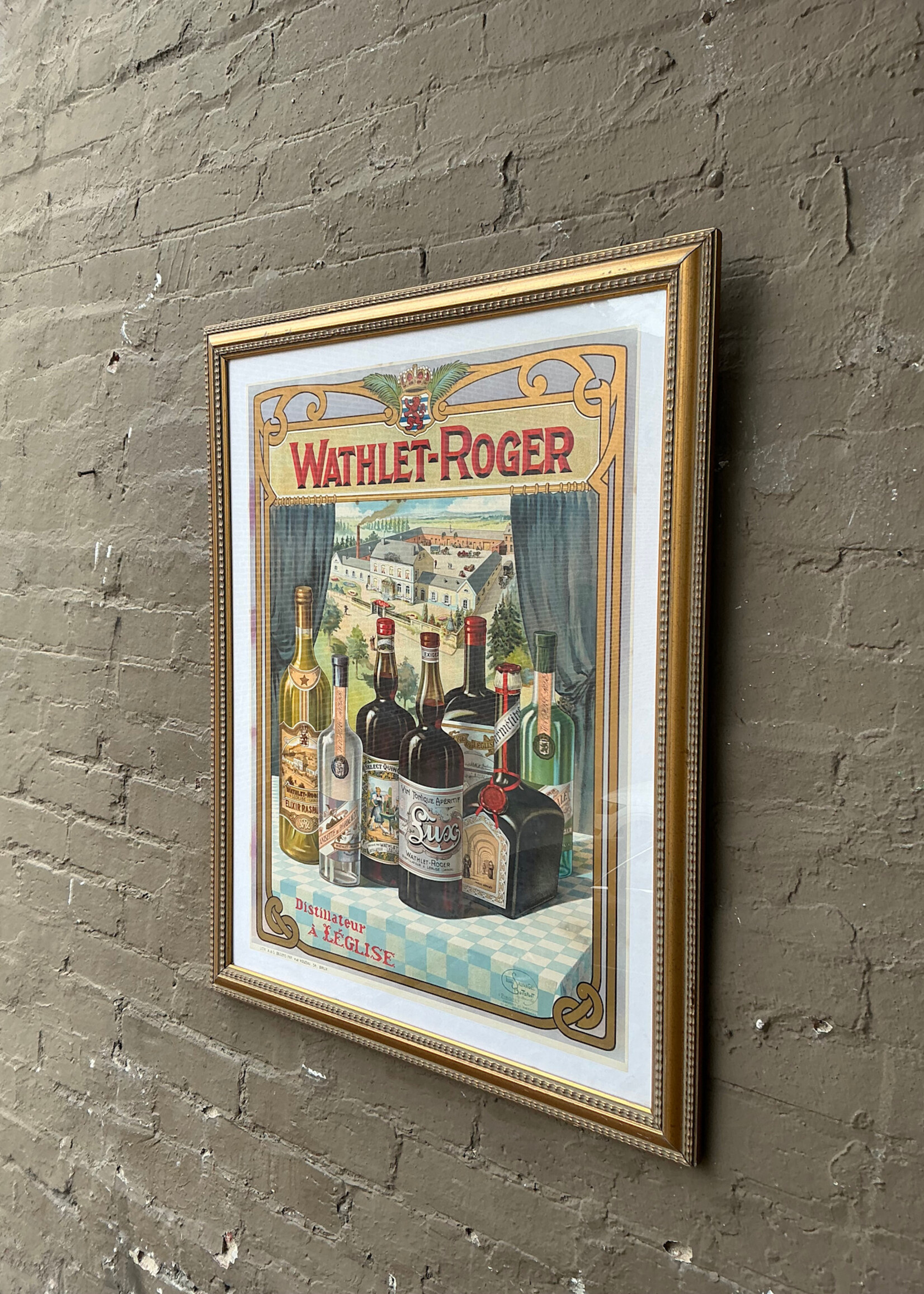 GOODWOOD Art Nouveau Liquor Poster