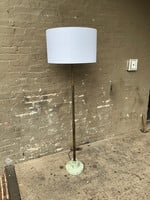 GOODWOOD Brass and Stone Floor Lamp