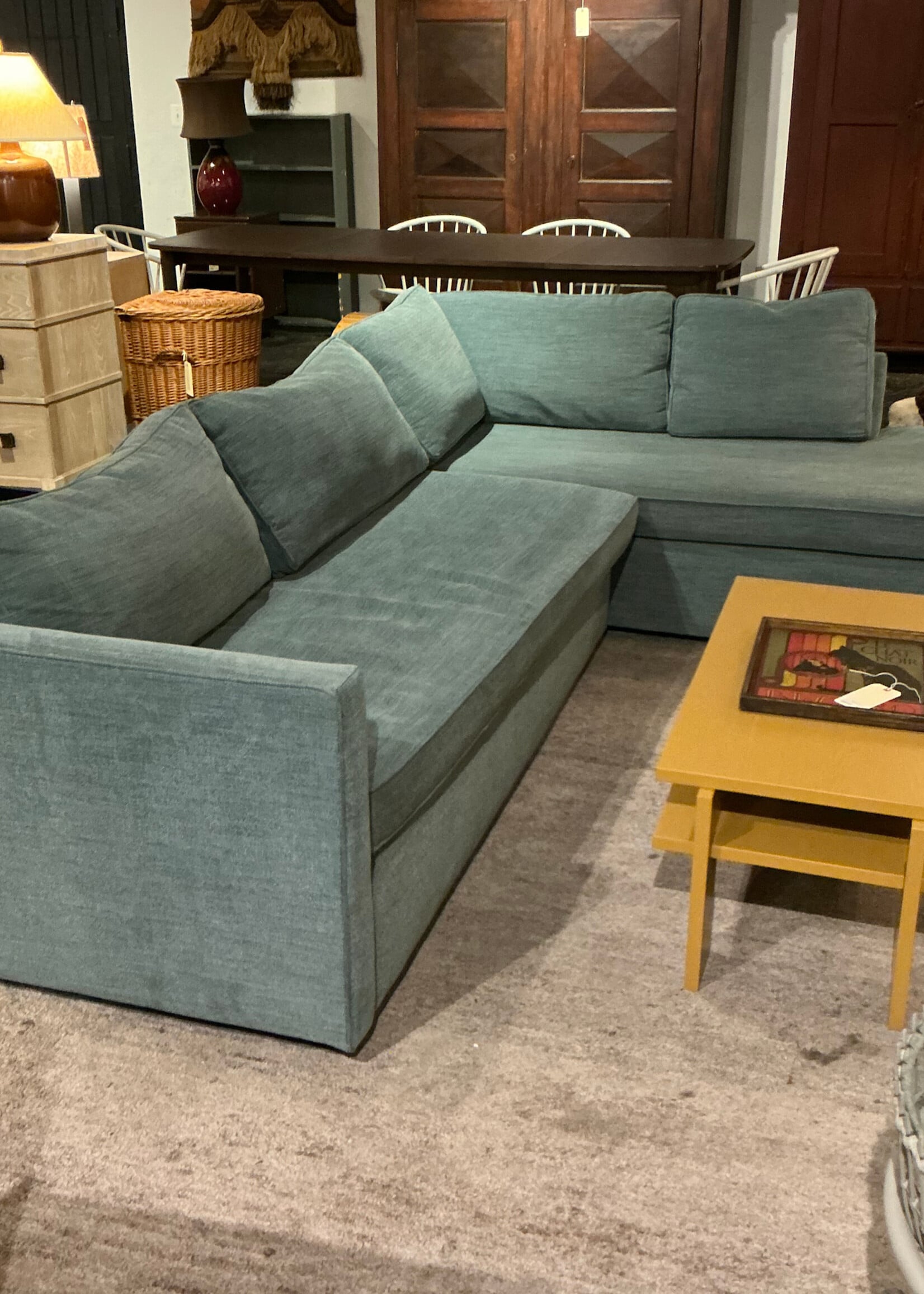 GOODWOOD Crate & Barrel Sectional Sofa