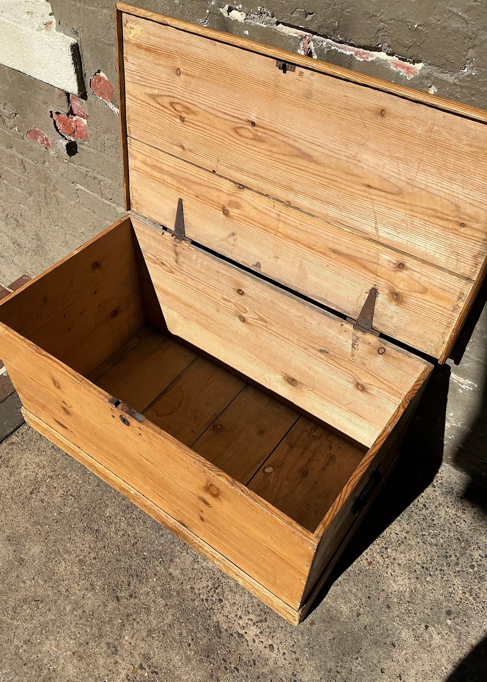 GOODWOOD Antique Scrubbed Pine Trunk