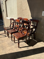 GOODWOOD Set of Six Hardwood Farmhouse Chairs
