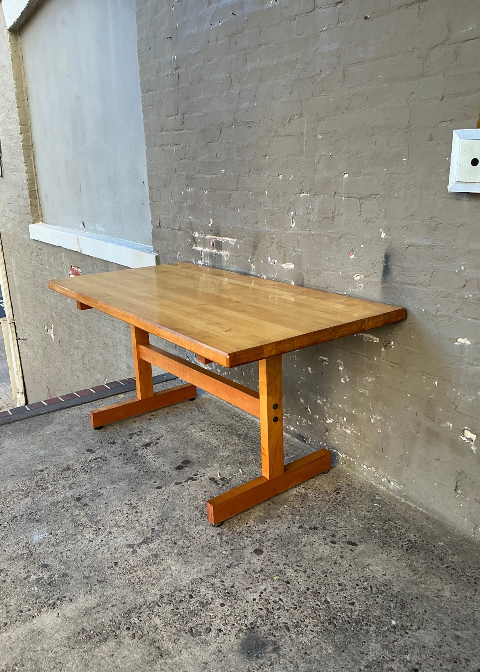 GOODWOOD MCM Solid Butcher Block Dining Table