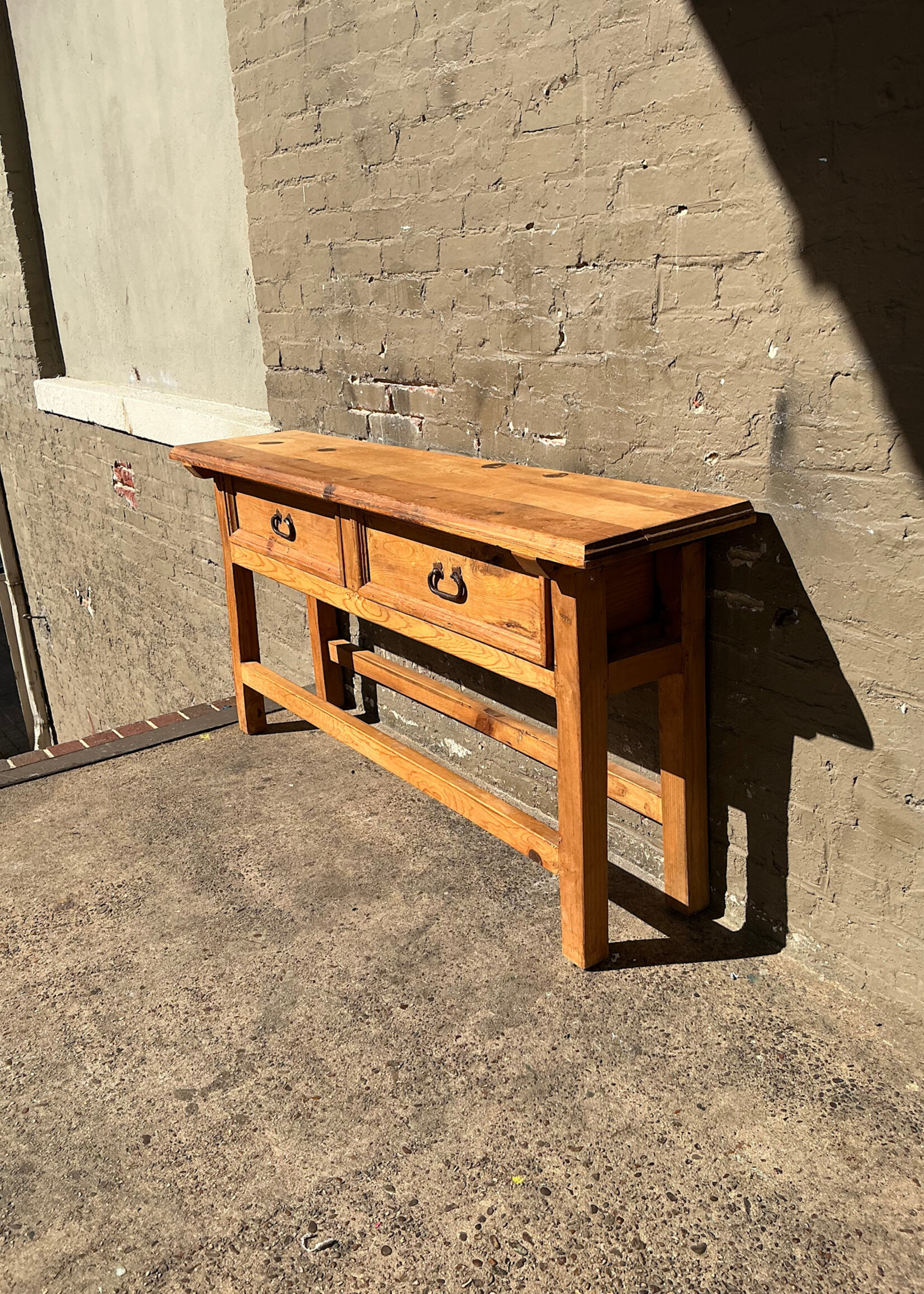 GOODWOOD Vintage Scrubbed Pine Console