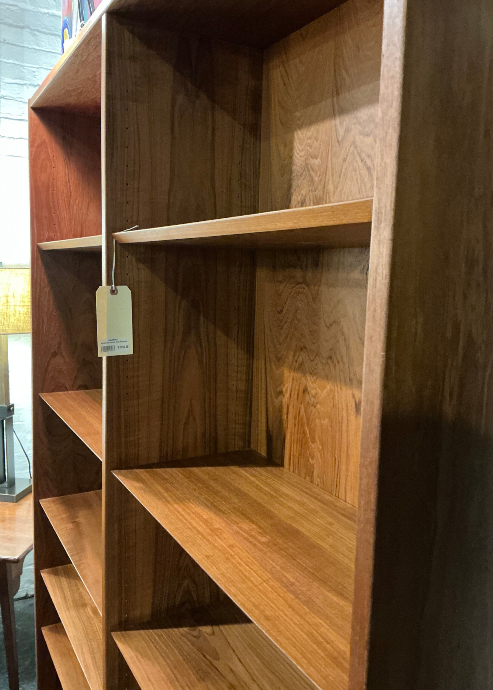GOODWOOD Hundevand Double Teak Bookcase
