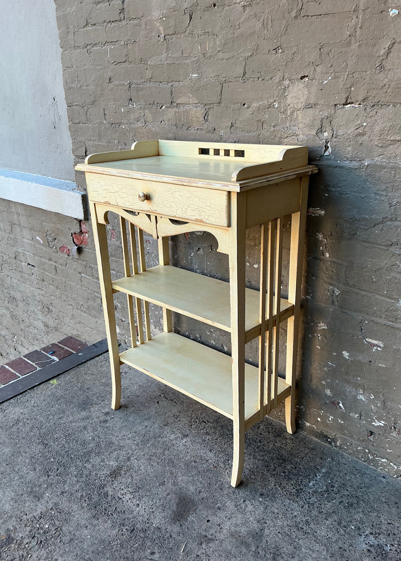 GOODWOOD Cream Painted Solid Pine Tall Table