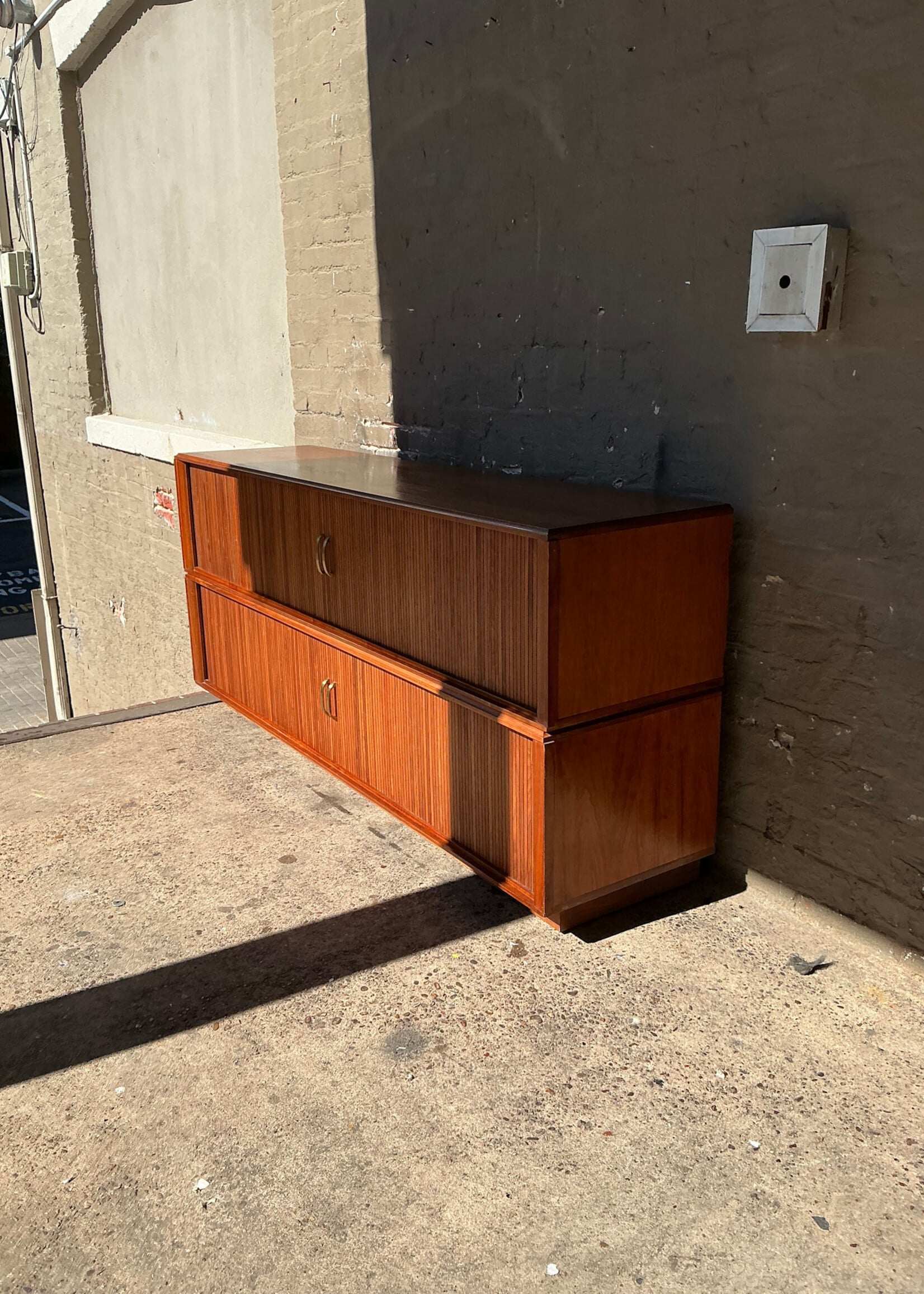 GOODWOOD MCM Walnut Stacking Console
