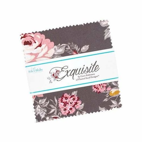 Riley Blake Quilting Cotton Exquisite Charm Pack by Gerri Robinson for Riley Blake