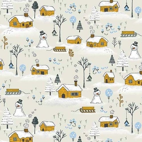 Michael Miller Snowy Weather Grey ~ Winter Days by Lisa Glanz for Michael Miller, 100% Quilting Cotton Michael Miller Snowy Weather Grey ~ Winter Days by Lisa Glanz for Michael Miller, 100% Quilting Cotton