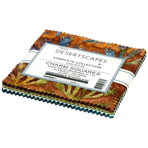 Robert Kaufman Kona Quilting Charm Squares Cotton Desertscapes Artisan Batiks by Robert Kaufman Fabrics Robert Kaufman Kona Quilting Charm Squares Cotton Desertscapes Artisan Batiks by Robert Kaufman Fabrics
