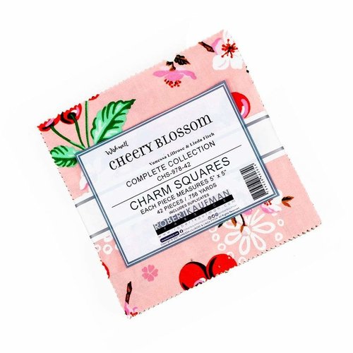 Robert Kaufman Quilting Cotton Charm Squares Kona Cheery Blossom By Robert Kaufman Robert Kaufman Quilting Cotton Charm Squares Kona Cheery Blossom By Robert Kaufman