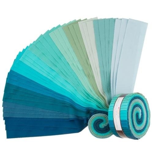 Kona Quilting Cotton Kona Midnight Oasis Jelly Roll Strips Fabric 40pcs/bundle By Robert Kaufman Kona Quilting Cotton Kona Midnight Oasis Jelly Roll Strips Fabric 40pcs/bundle By Robert Kaufman