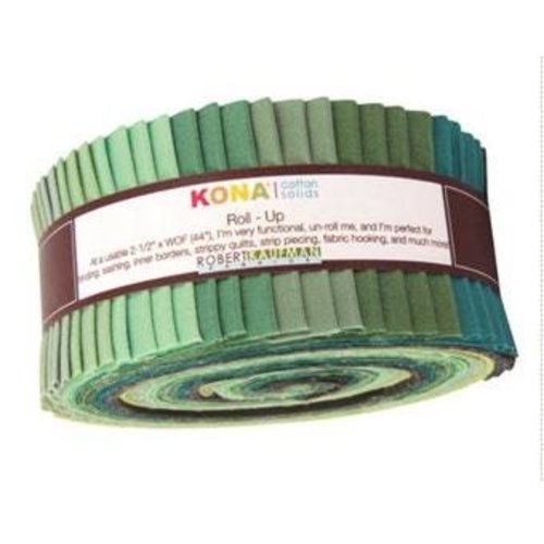 Kona Quilting Cotton Kona Spring Meadows Jelly Roll Strips Fabric 40pcs/bundle By Robert Kaufman Kona Quilting Cotton Kona Spring Meadows Jelly Roll Strips Fabric 40pcs/bundle By Robert Kaufman