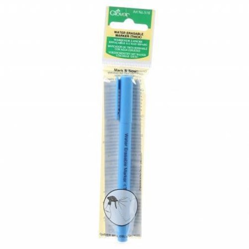 Clover Needle Craft Water Soluble Marker Blue Thick Pen Clover Needle Craft Water Soluble Marker Blue Thick Pen