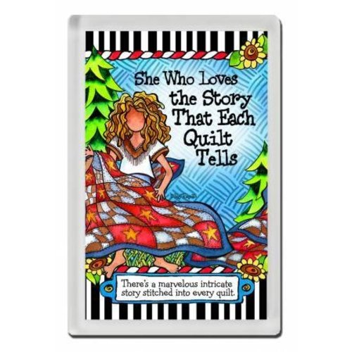 Suzy Toronto Suzy Toronto Quilt Story Fridge Magnet Suzy Toronto Suzy Toronto Quilt Story Fridge Magnet
