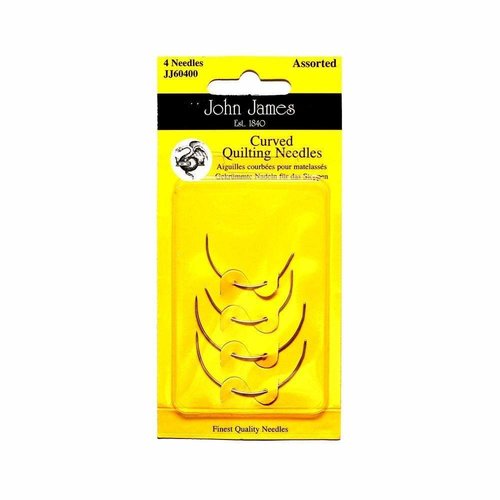 John James Curved John James Quilting Hand Needles 4pack Assorted John James Curved John James Quilting Hand Needles 4pack Assorted